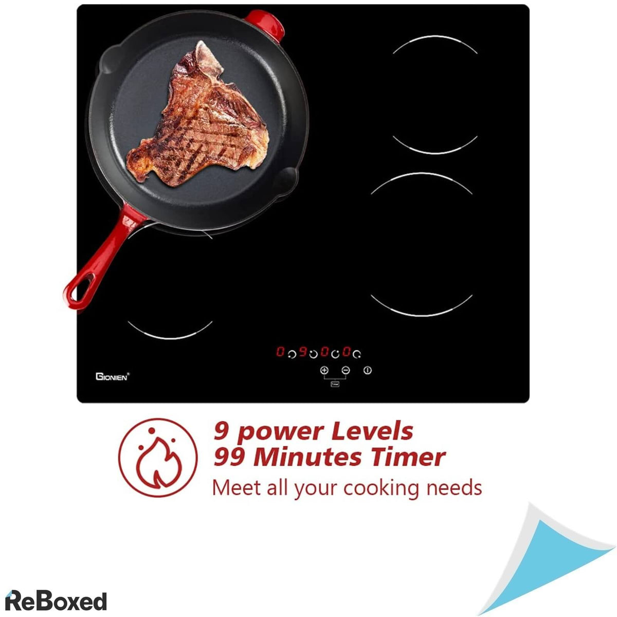 Gionien Plita Electrica Ceramica Incastrabila 60cm 4 zone