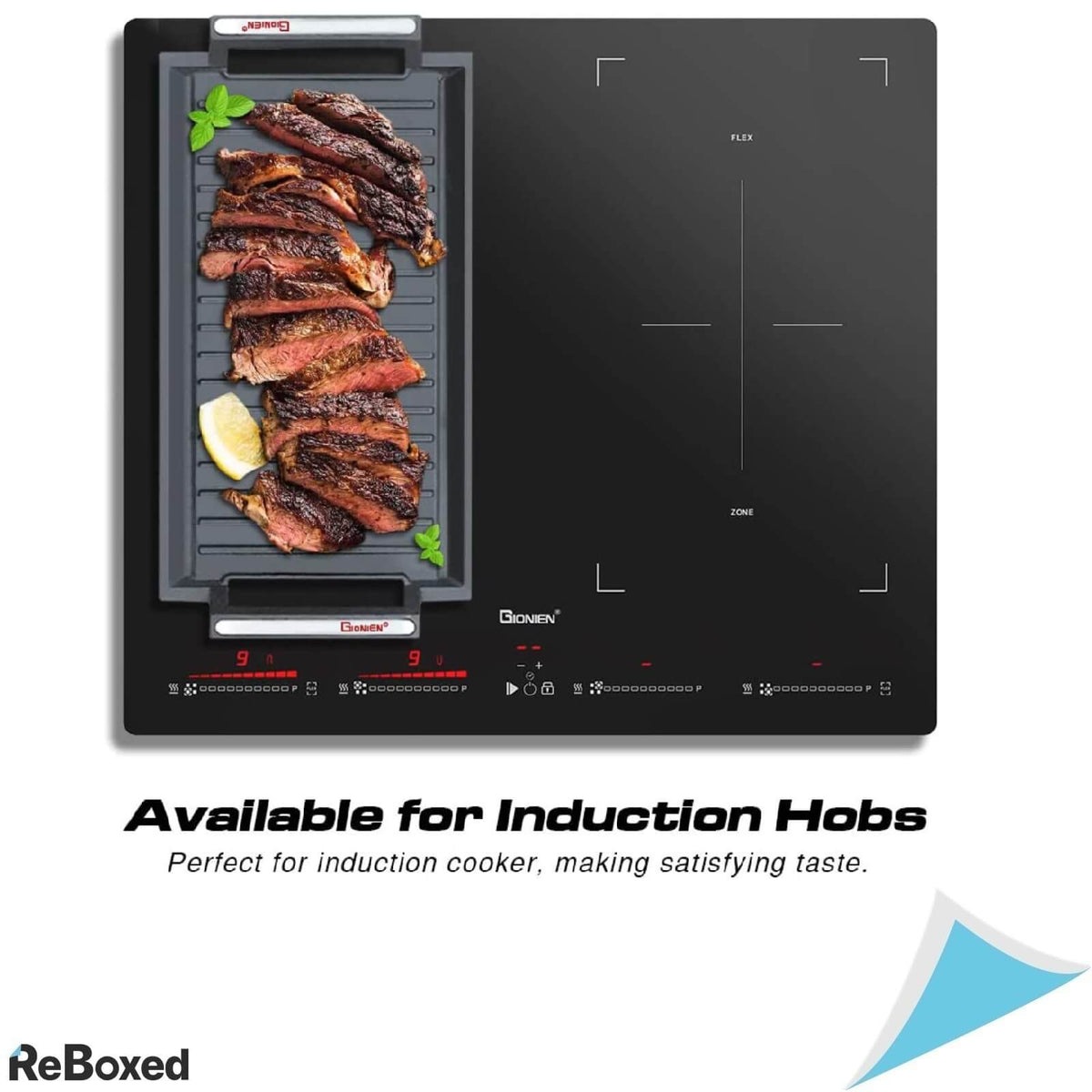 Gionen Set 2 Tavi Tigai Grill Fonta pentru Inductie 432x228mm