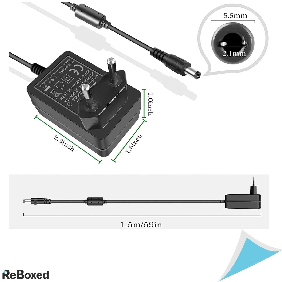 Gonine Alimentator 220VAC 24VDC 1000mA Mufa DC 5.5x2.1mm
