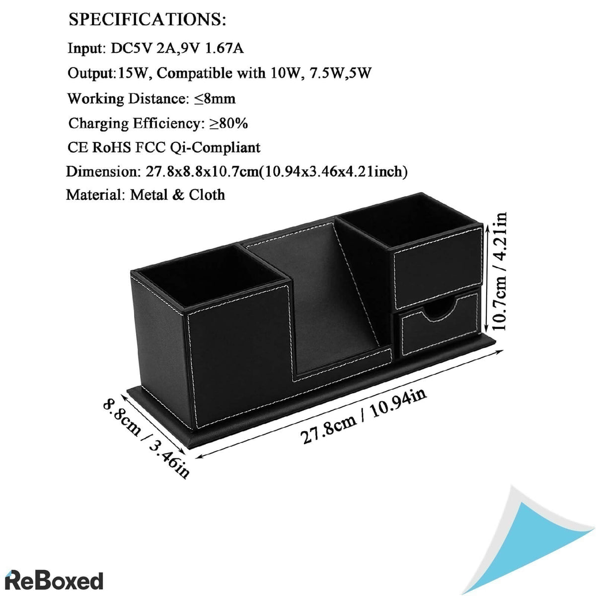 Gonine Organizator Birou si Charger Wireless Qi 15W