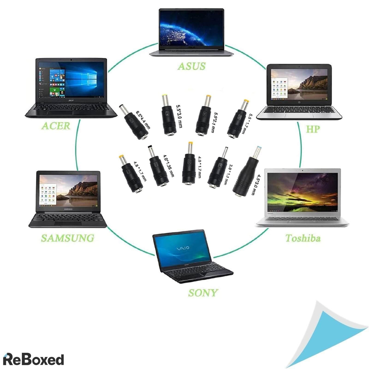 Gonine Alimentator Universal Laptop 220VAC 19VDC 3.42A 9 Mufe