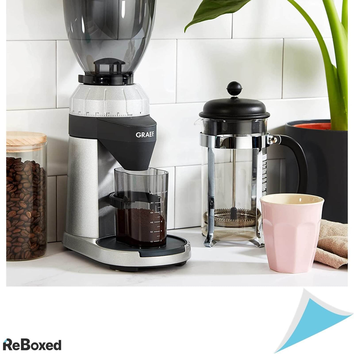 Graef CM800 Rasnita Cafea Automata 128W Carcasa din Aluminiu