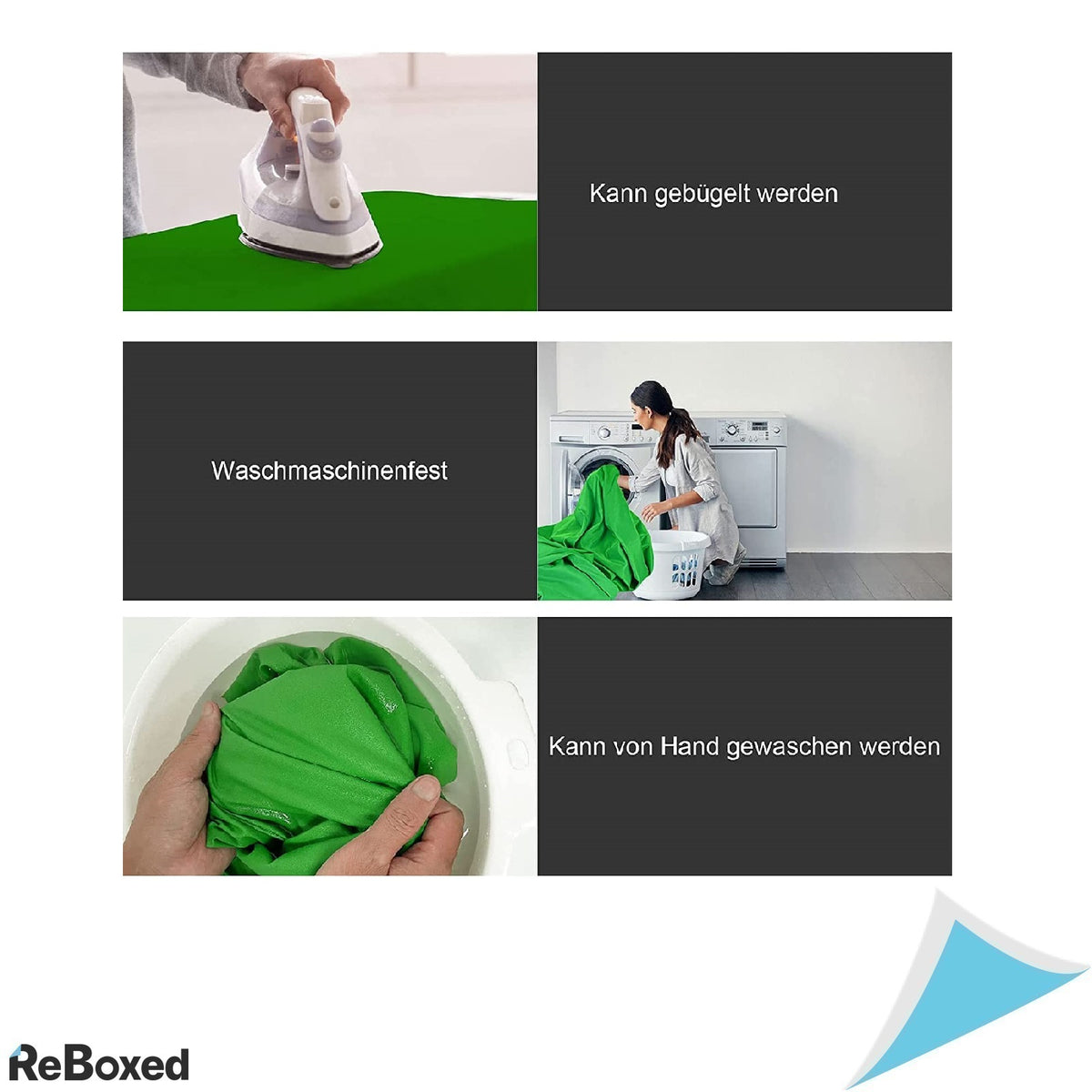 Greenscreen Fundal Foto 1.8 x 2.8m Pliabil si Suprafata Mata Verde