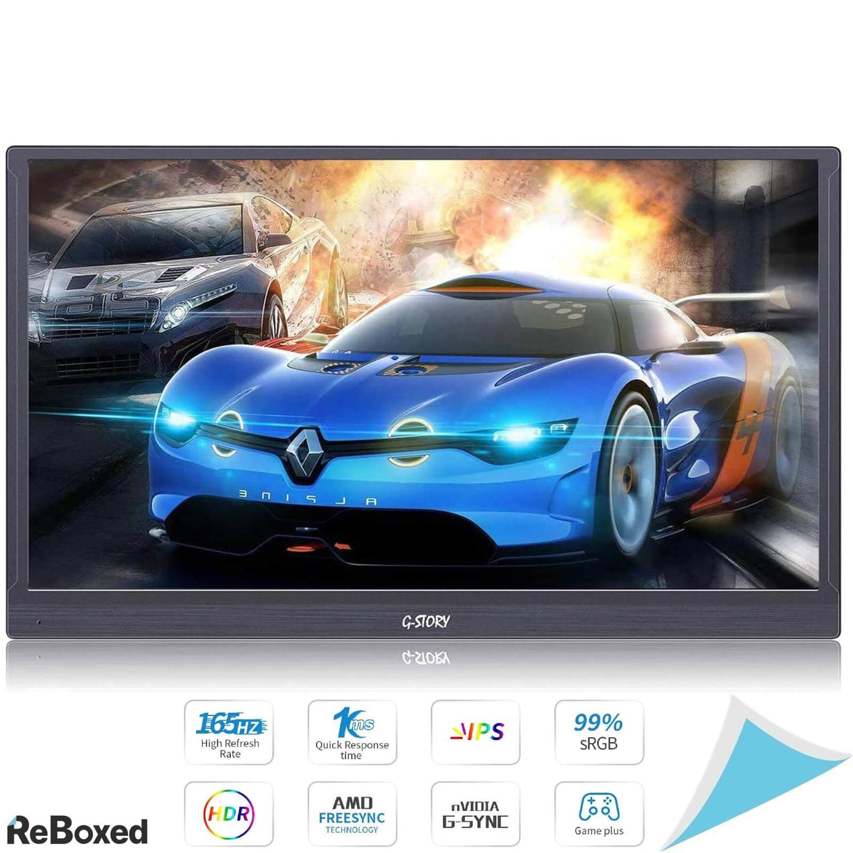 G-Story Monitor Gaming Portabil 15.6&quot; IPS 144Hz 1080p USB-C