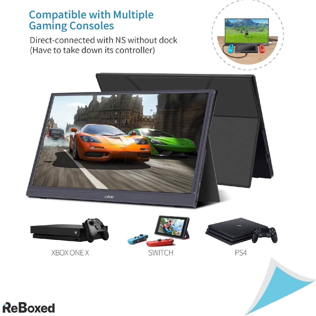 G-Story Monitor Gaming Portabil 15.6&quot; IPS 144Hz 1080p USB-C