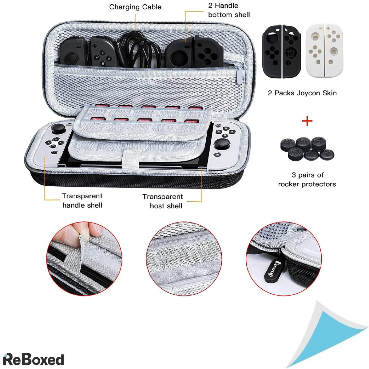 GTAplam Kit Accesorii 22in1 pentru Nintendo Switch OLED 2021