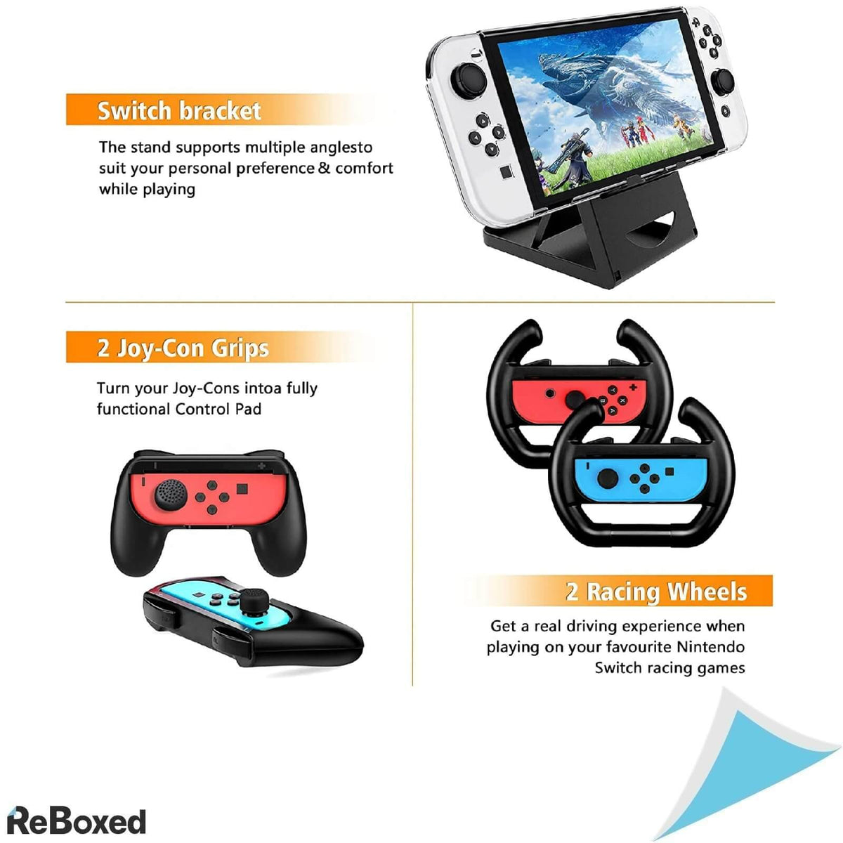 GTAplam Kit Accesorii 22in1 pentru Nintendo Switch OLED 2021