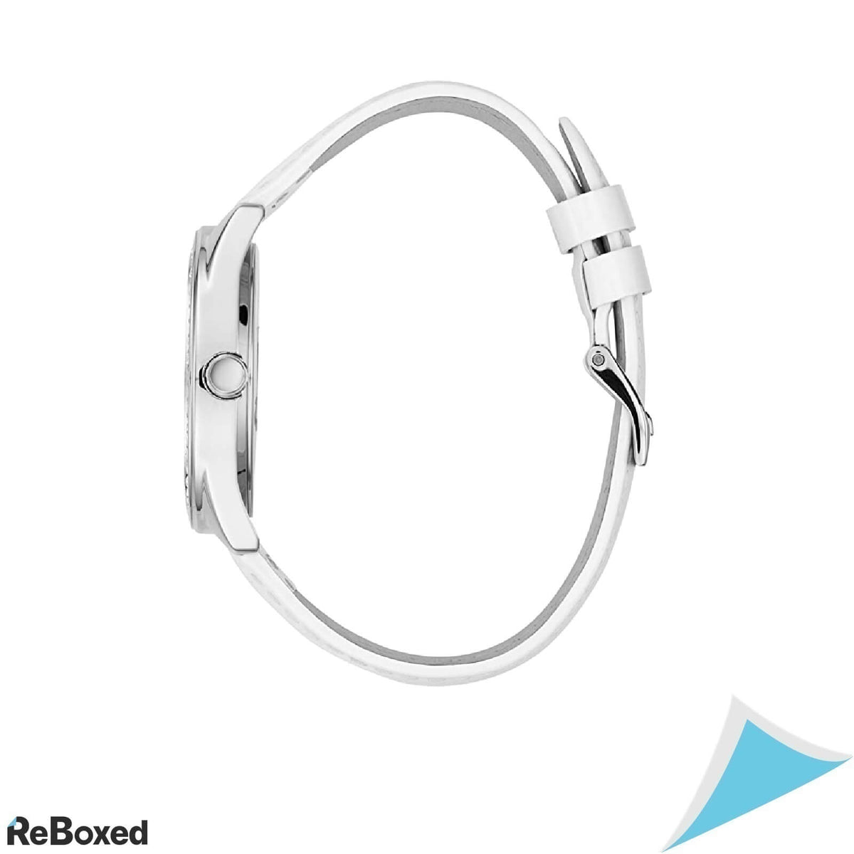 Guess W0884L2 Ceas Quartz Analog Dama Curea Piele Argintiu