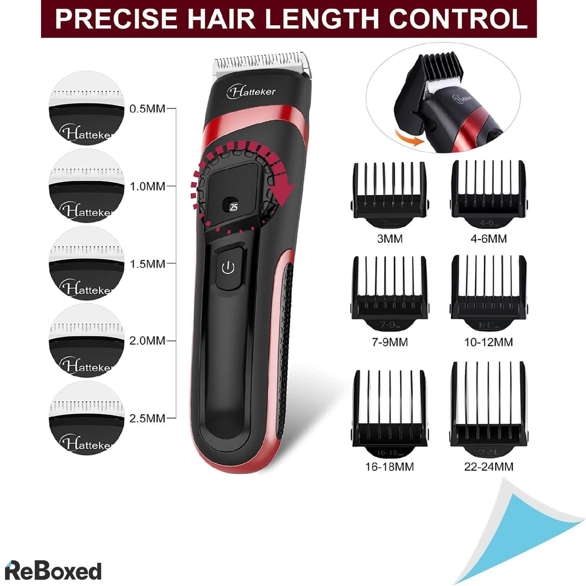 Hatteker Aparat Multifunctional de Ingrijire 4in1 Tuns Barbati