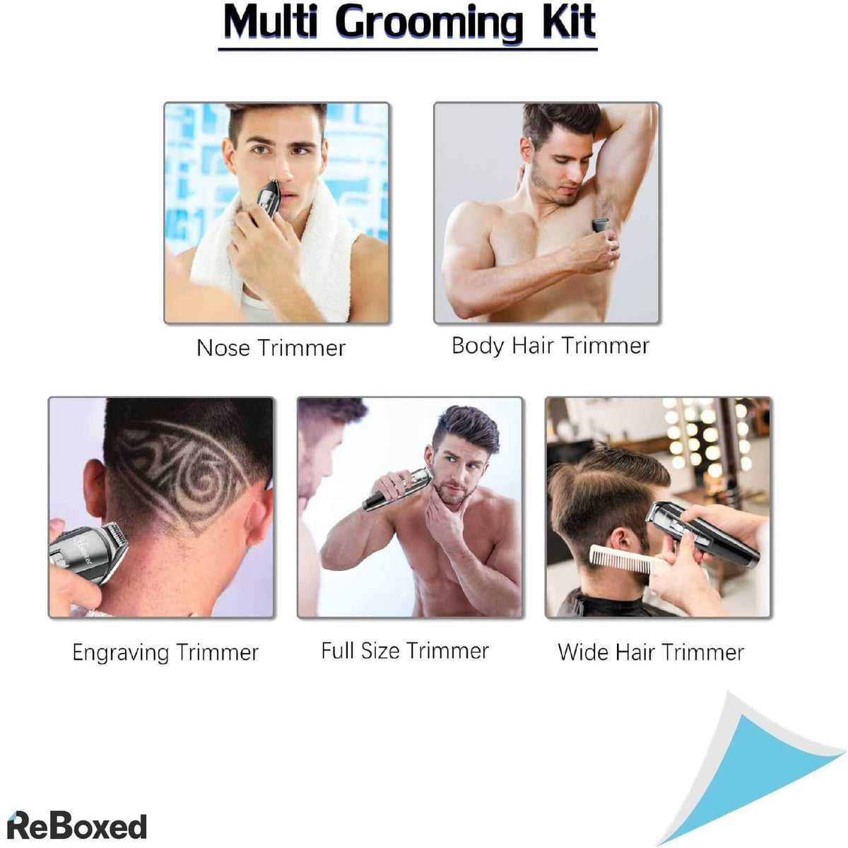 Hatteker Aparat Multifunctional de Ingrijire 5in1 Tuns Barbati