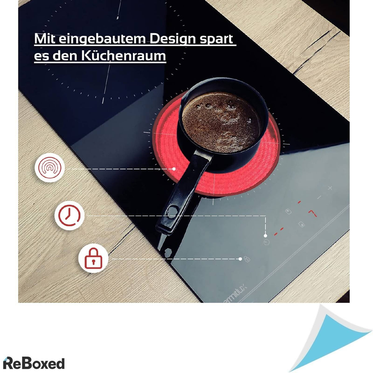 Hermitlux Domino Plita Electrica Vitroceramica 29cm