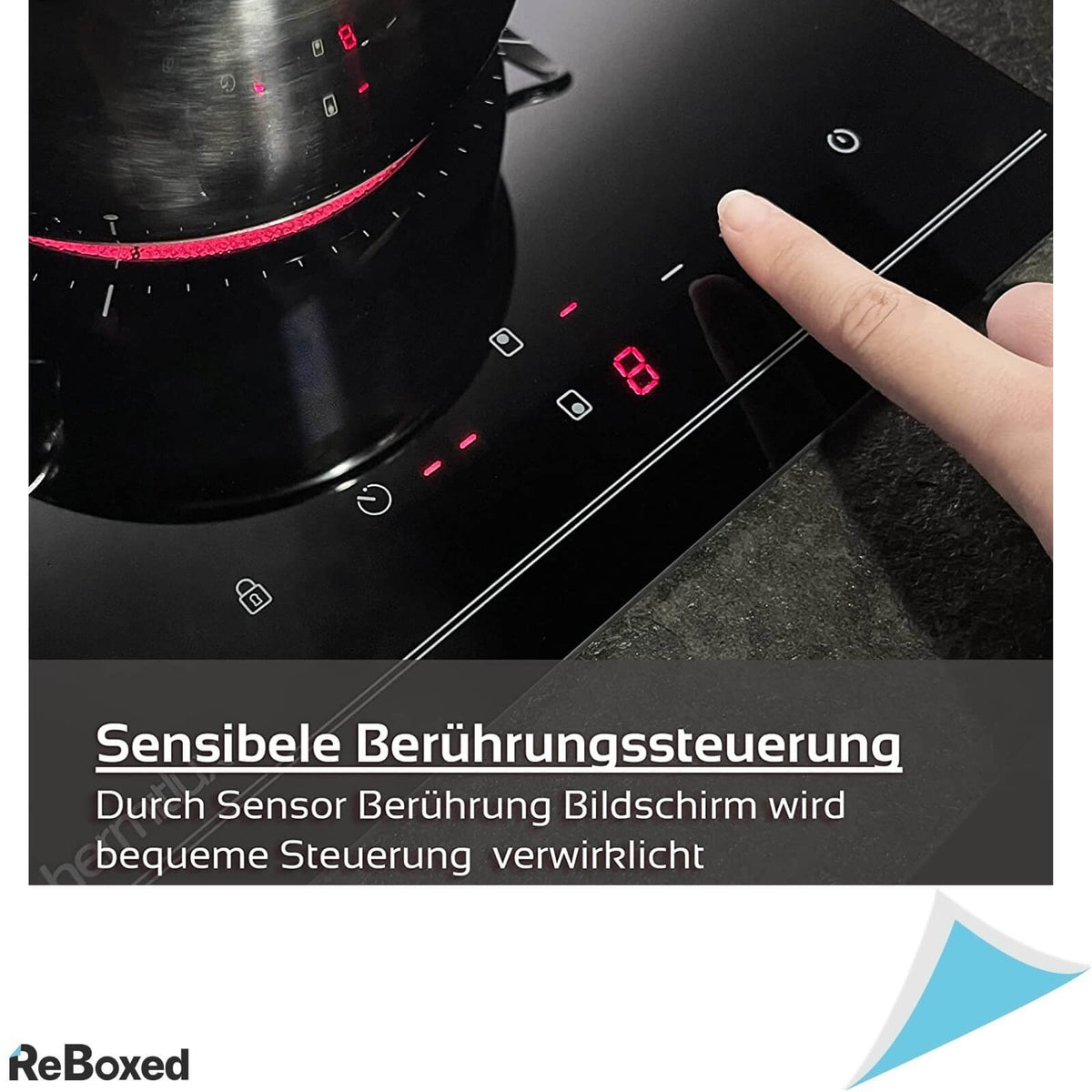 Hermitlux Domino Plita Electrica Vitroceramica 29cm