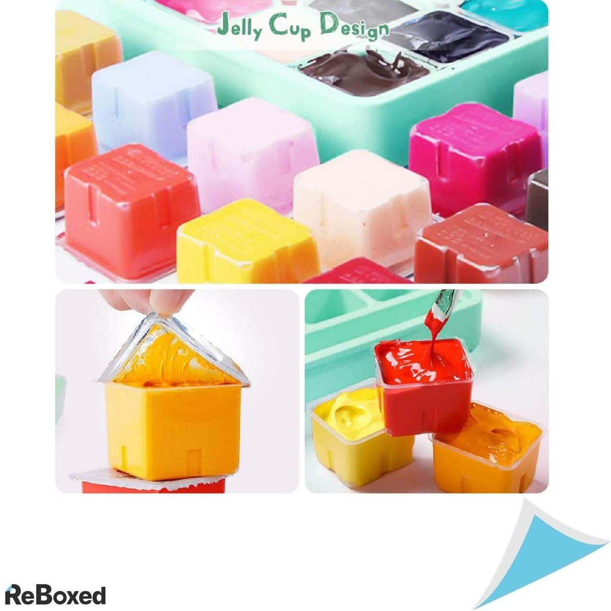 Himi Set 24 Culori Vibrante Gouache 30ml Pictura si 3 Pensule