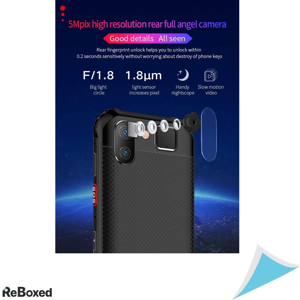 Mini SmartPhone 3 inch LCD 4G DualSim IP68 GPS NFC 3+64GB ROM