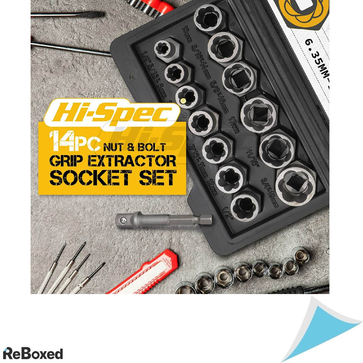 Hi-Spec Set 13 Piese Extractoare Suruburi Rupte Prezoane