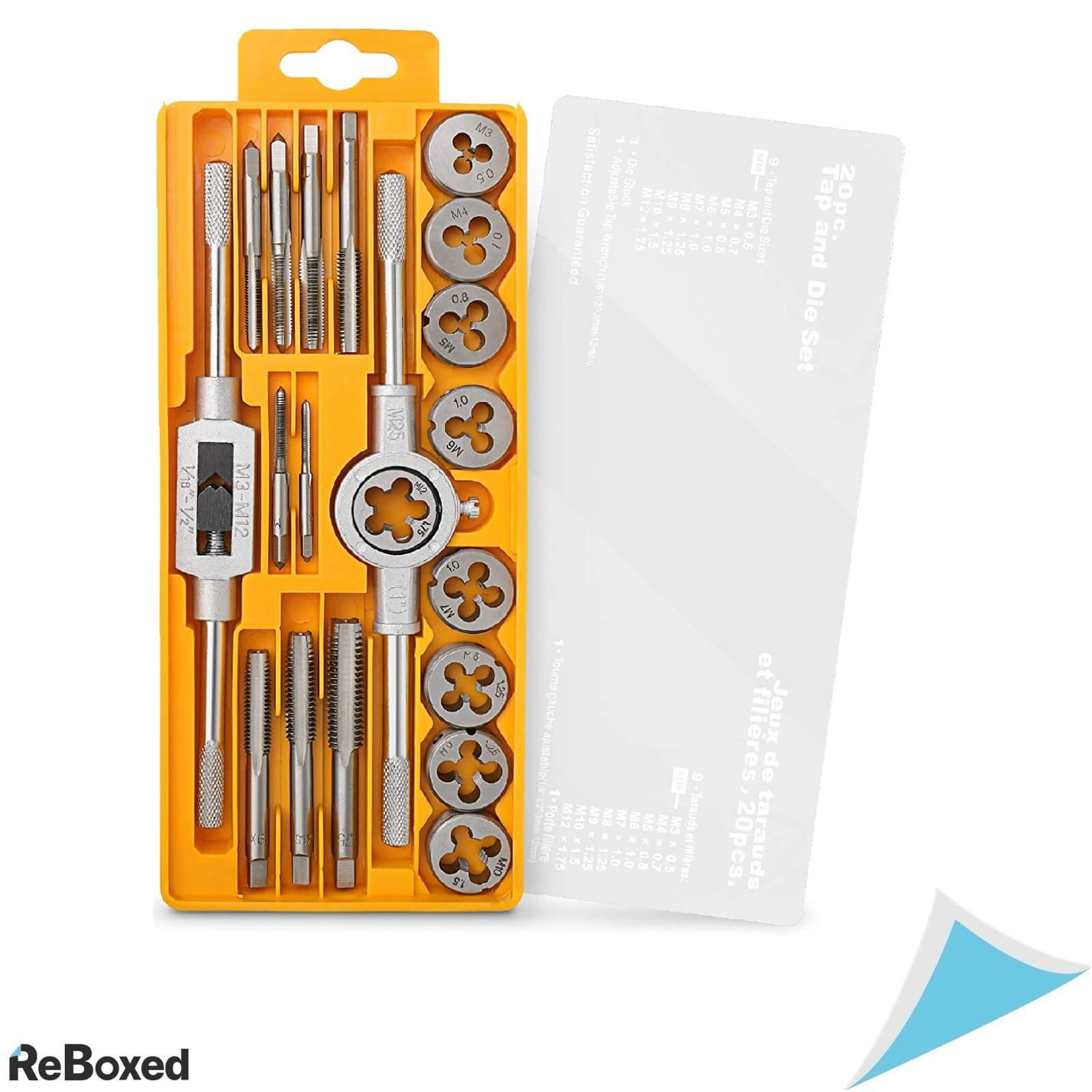 Hi-Spec Trusa 20 Piese pentru Suruburi si Piulite Metrice