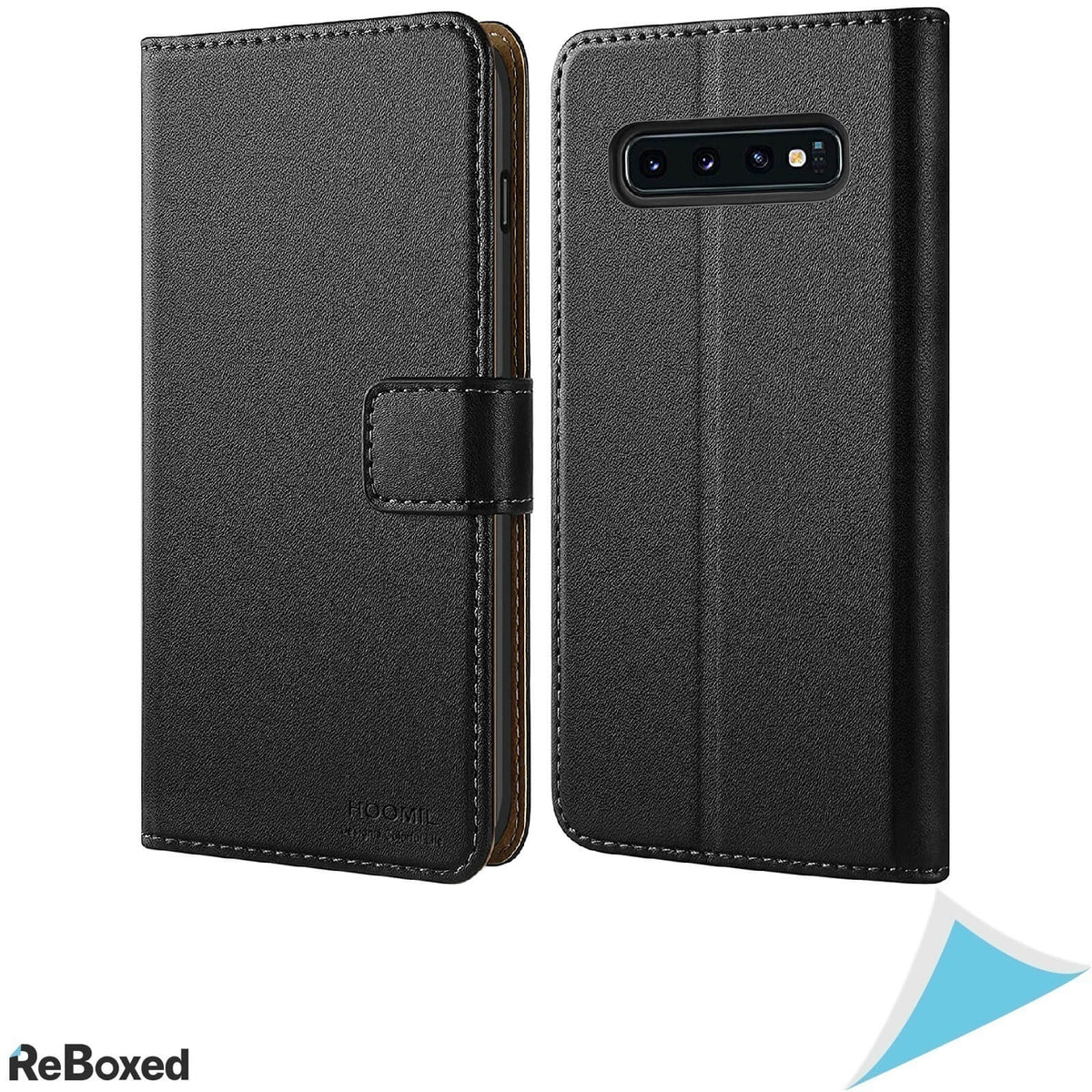 Hoomil MagFlip Husa Pentru Samsung S10 din Piele cu Suport Card