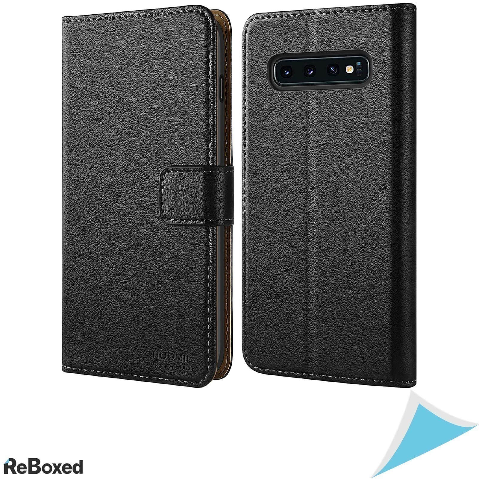 Hoomil MagFlip Husa Pentru Samsung S10 din Piele cu Suport Card