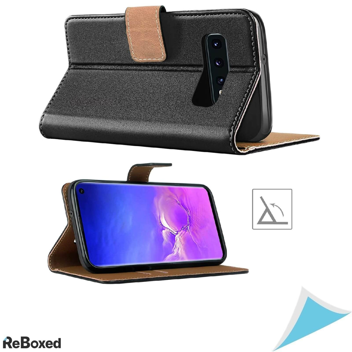 Hoomil MagFlip Husa Pentru Samsung S10 din Piele cu Suport Card