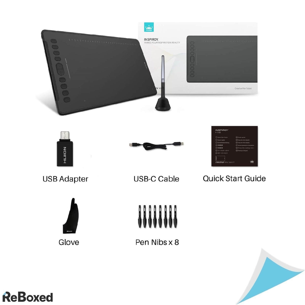 Huion H1161 Tableta Grafica 266pps 8192 Niveluri Presiune PW100 Pen