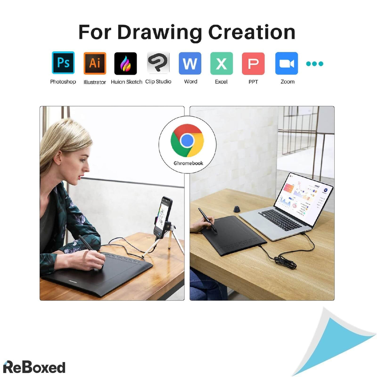 Huion H610 PRO Tableta Grafica USB 5080LPI 233PPS stilou PW100