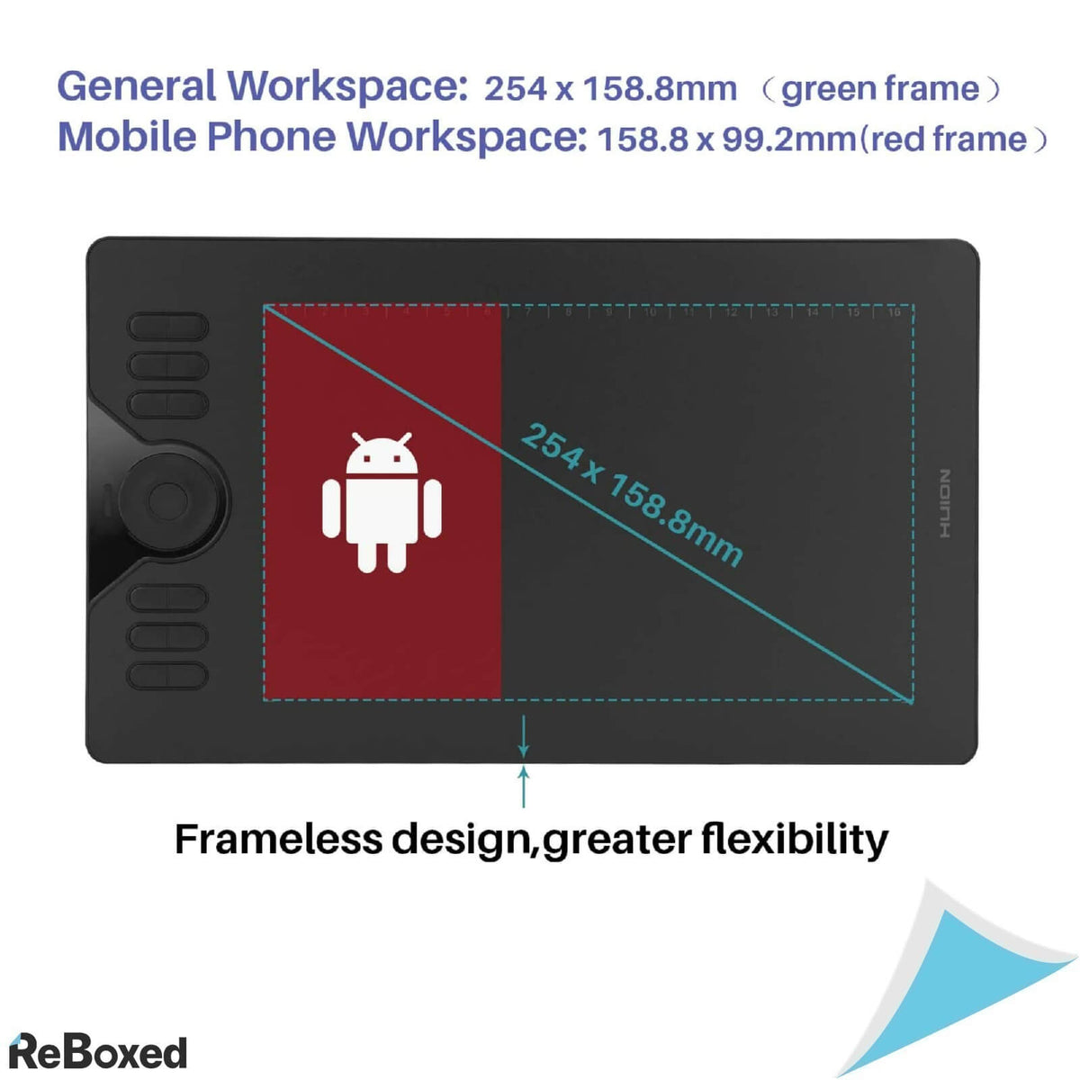 Huion HS610 Tableta Grafica 25.4x15.8cm 266pps 8192 Niveluri PW100