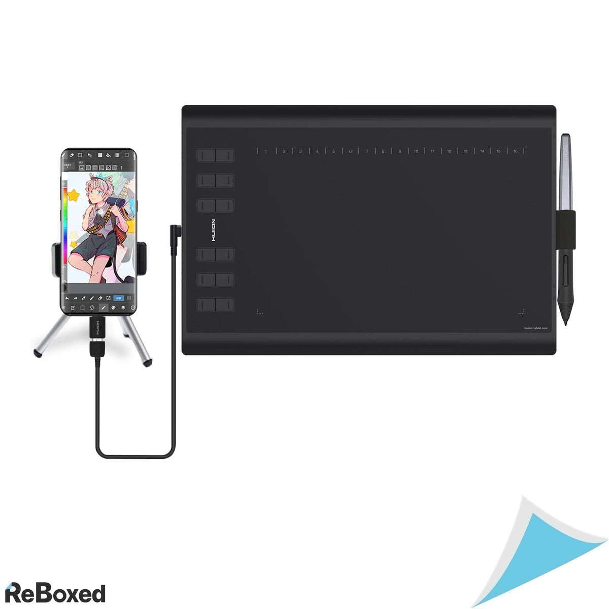 Huion H610 PRO Tableta Grafica USB 5080LPI 233PPS stilou PW100