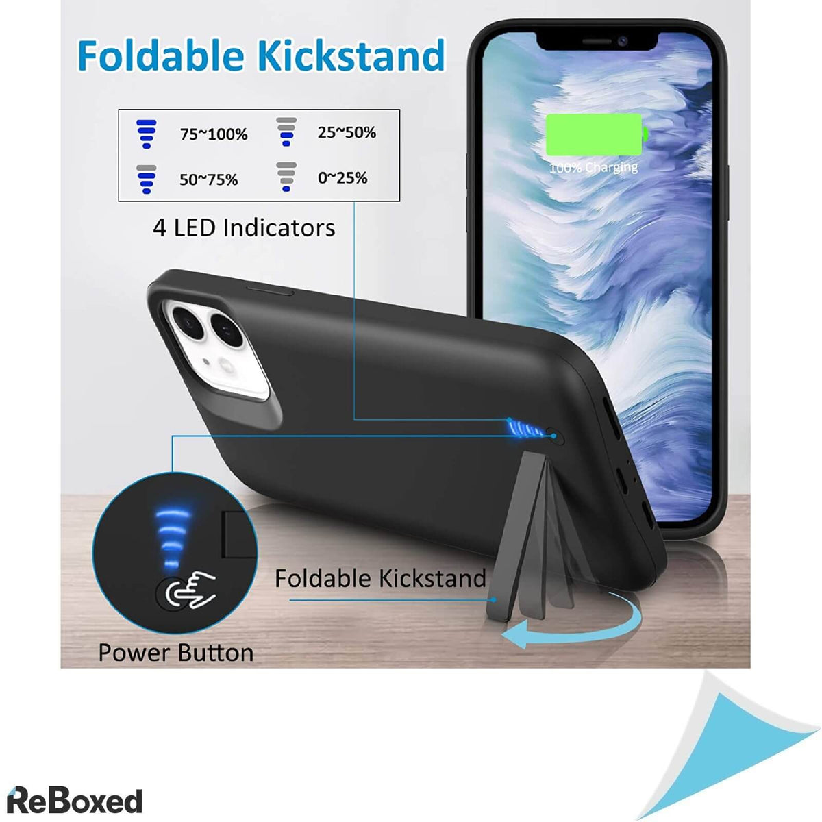 Husa de Protectie cu Baterie 6800mAh pentru Apple iPhone 11