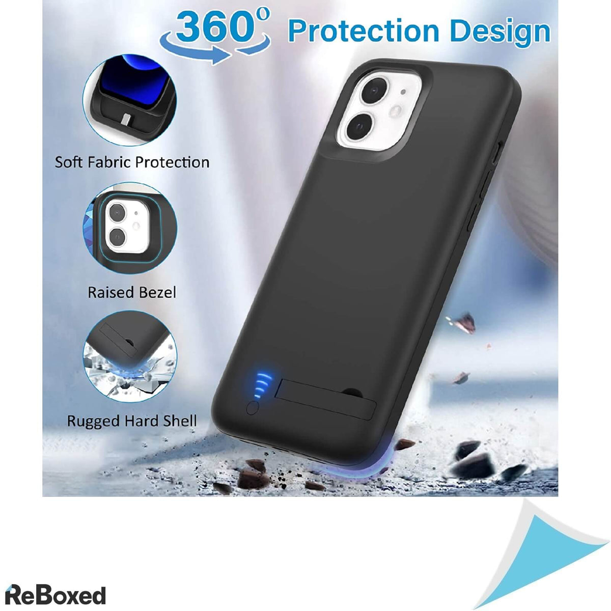 Husa de Protectie cu Baterie 6800mAh pentru Apple iPhone 11