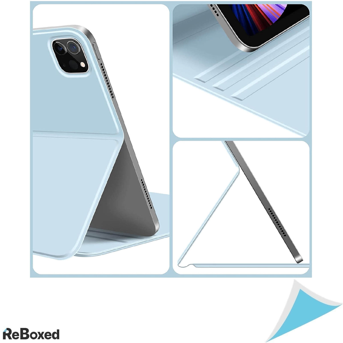 Husa Magnetica cu Tastatura Detasabila pentru Apple iPad Pro 11 Blue