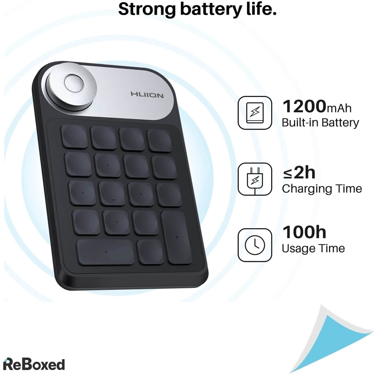 Huion KD100 KeyDial Mini 18 Taste Programabile USB-C WiFi