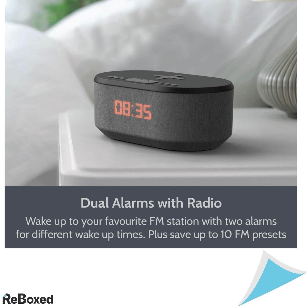 i-Box Dawn Radio Ceas Digital Bluetooth si Incarcare QI