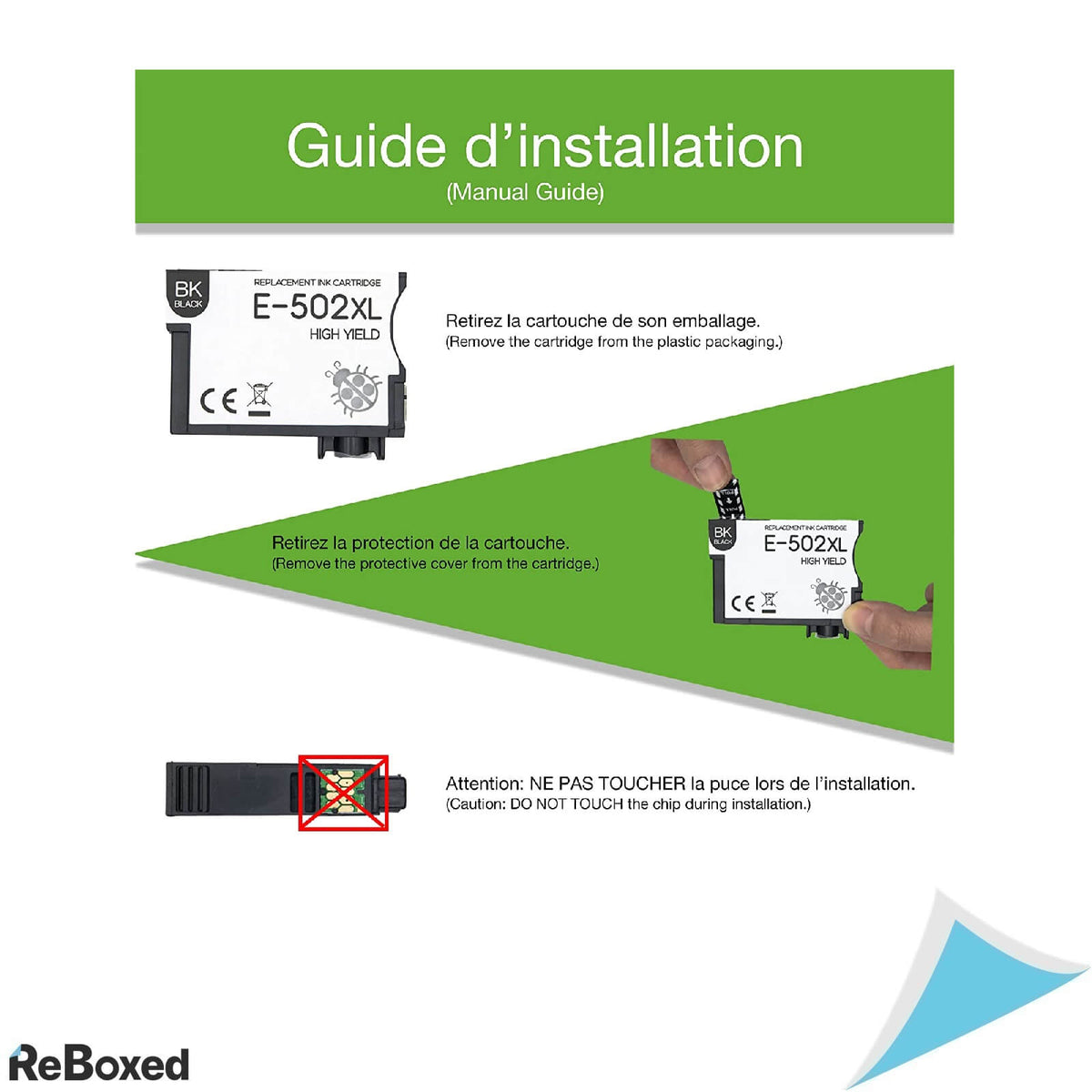 iChartouche Set Cartuse WF-2860DWF XP-5155 WF-2885DWF