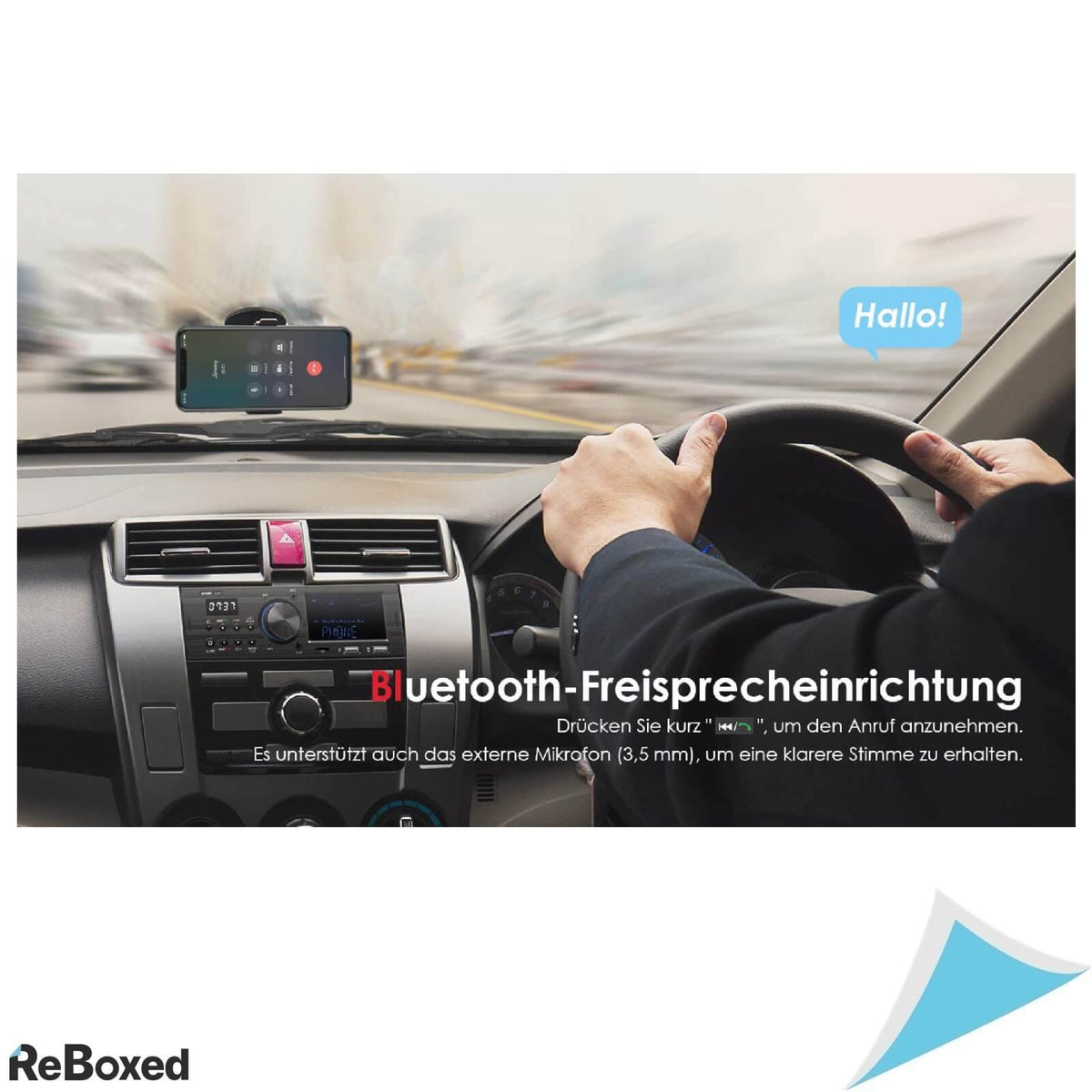 IeGeek K302 LCD Radio Auto RDS MP3 FM SD USB Handsfree