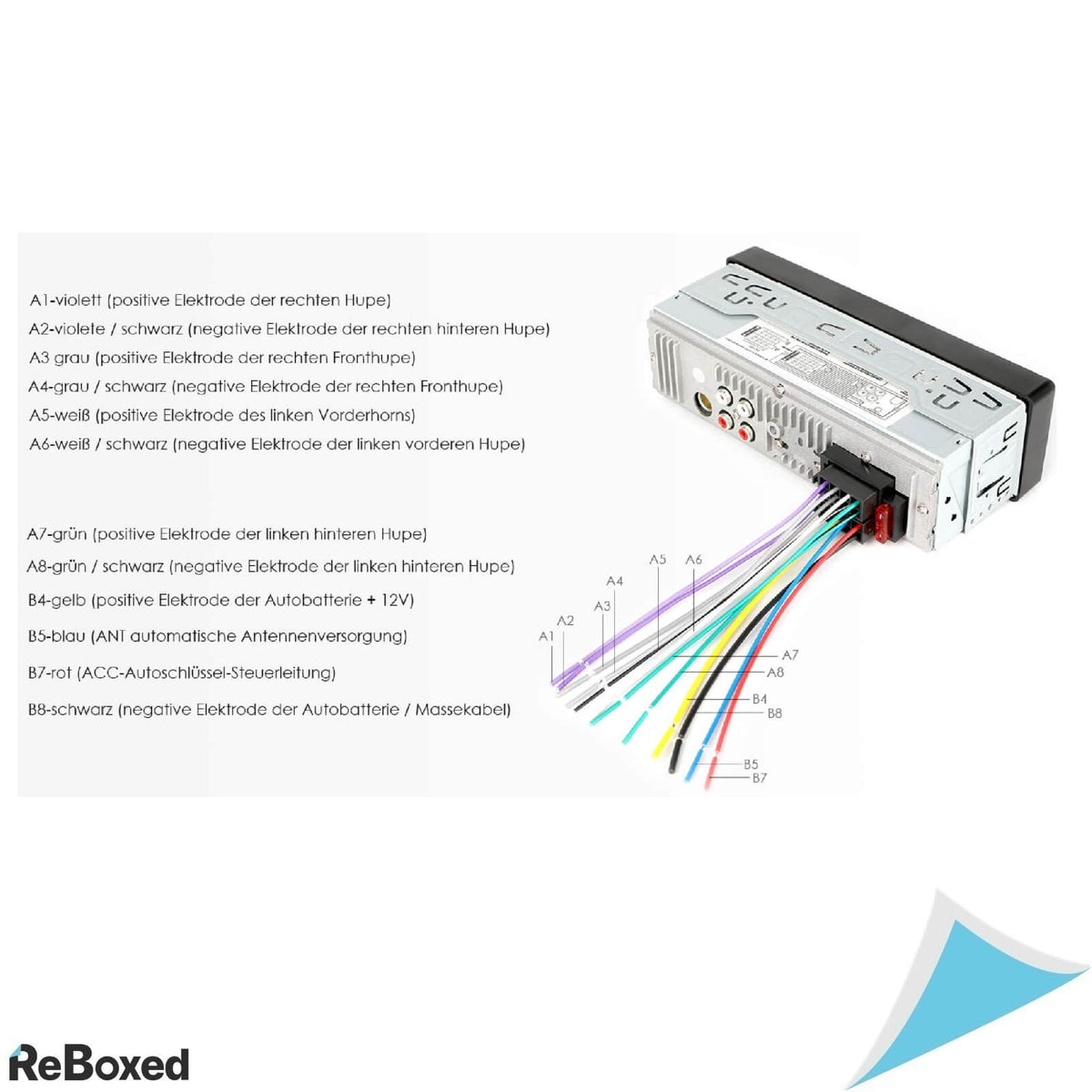 IeGeek K302 LCD Radio Auto RDS MP3 FM SD USB Handsfree