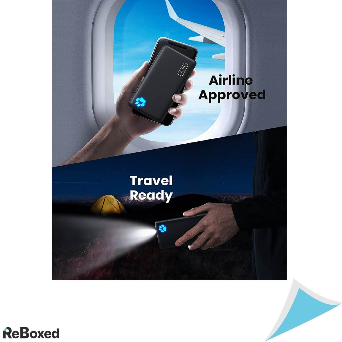 Iniu Power Bank Baterie Externa 10000mhA USB-C Lanterna