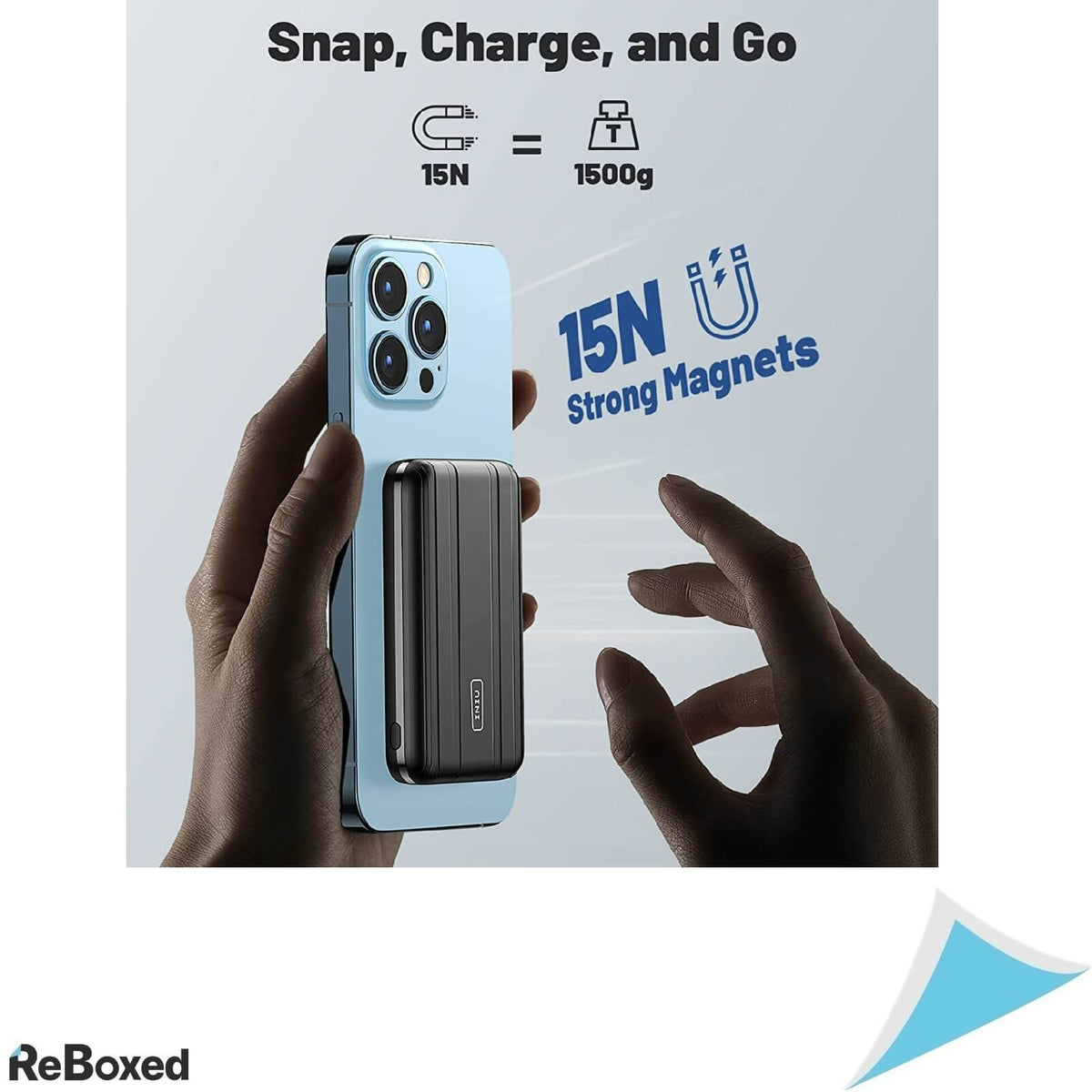 Iniu Acumulator Extern Magnetic 20W PD QC 3.0 10000mhA iPhone