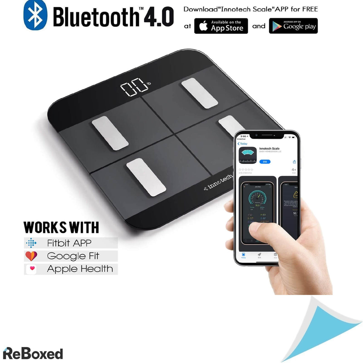 Innotech Cantar Corporal SMART si Analizor BMI Compozitie