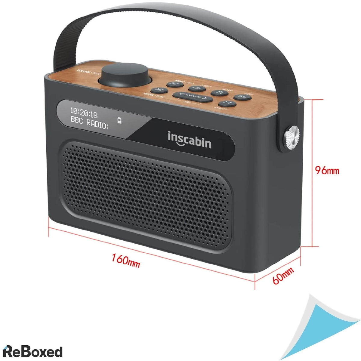 Inscabin M60 Radio Digital DAB+ FM Portabil Ceas Acumulator