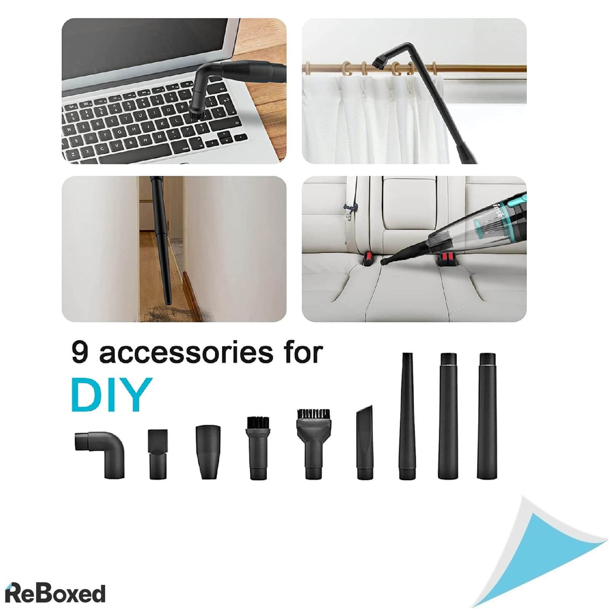 INSE R3S Aspirator HEPA cu cablu 16kPa 400W 9 Accesorii