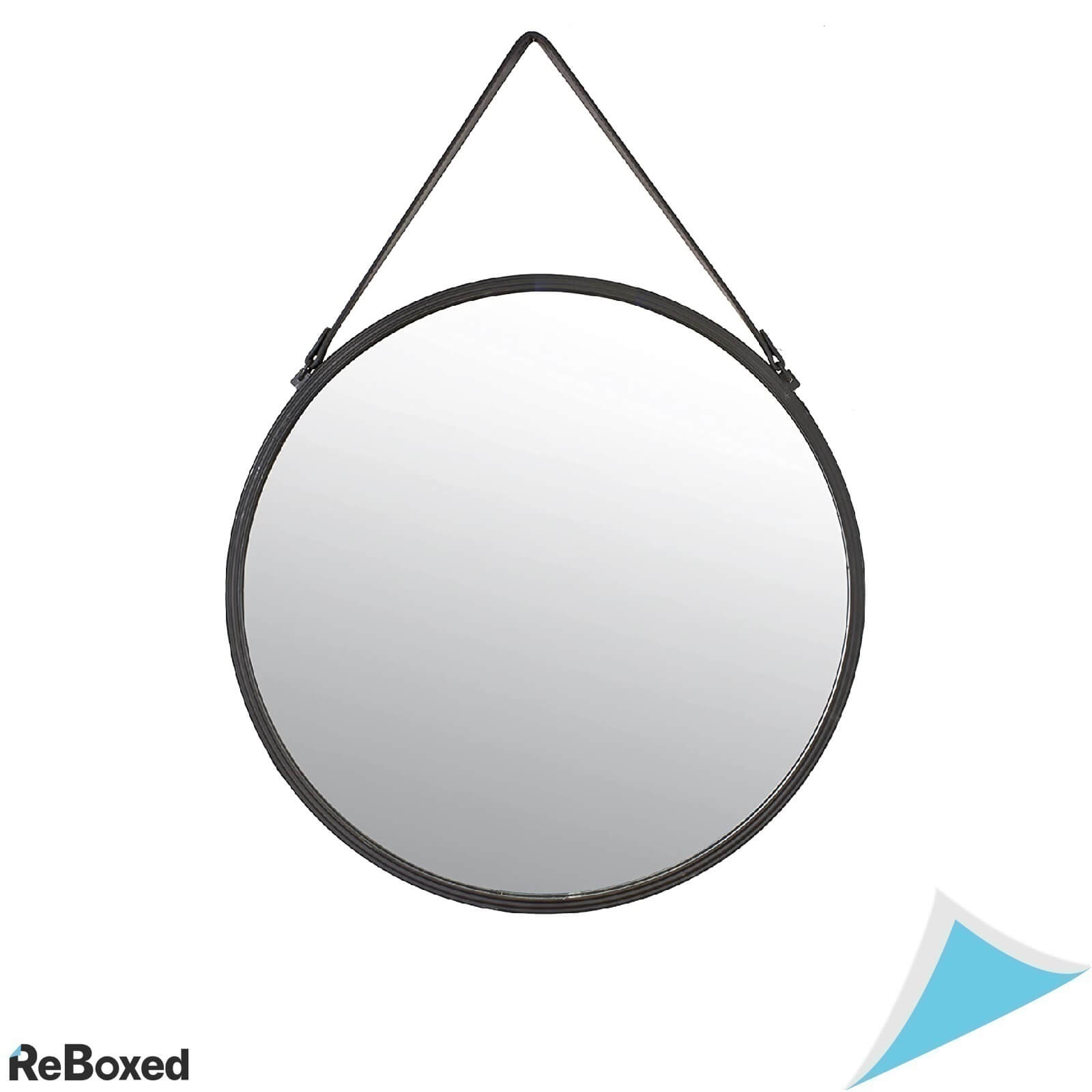 Inspire Oglinda 41cm Rotunda Decorativa de Perete Rama Metalica