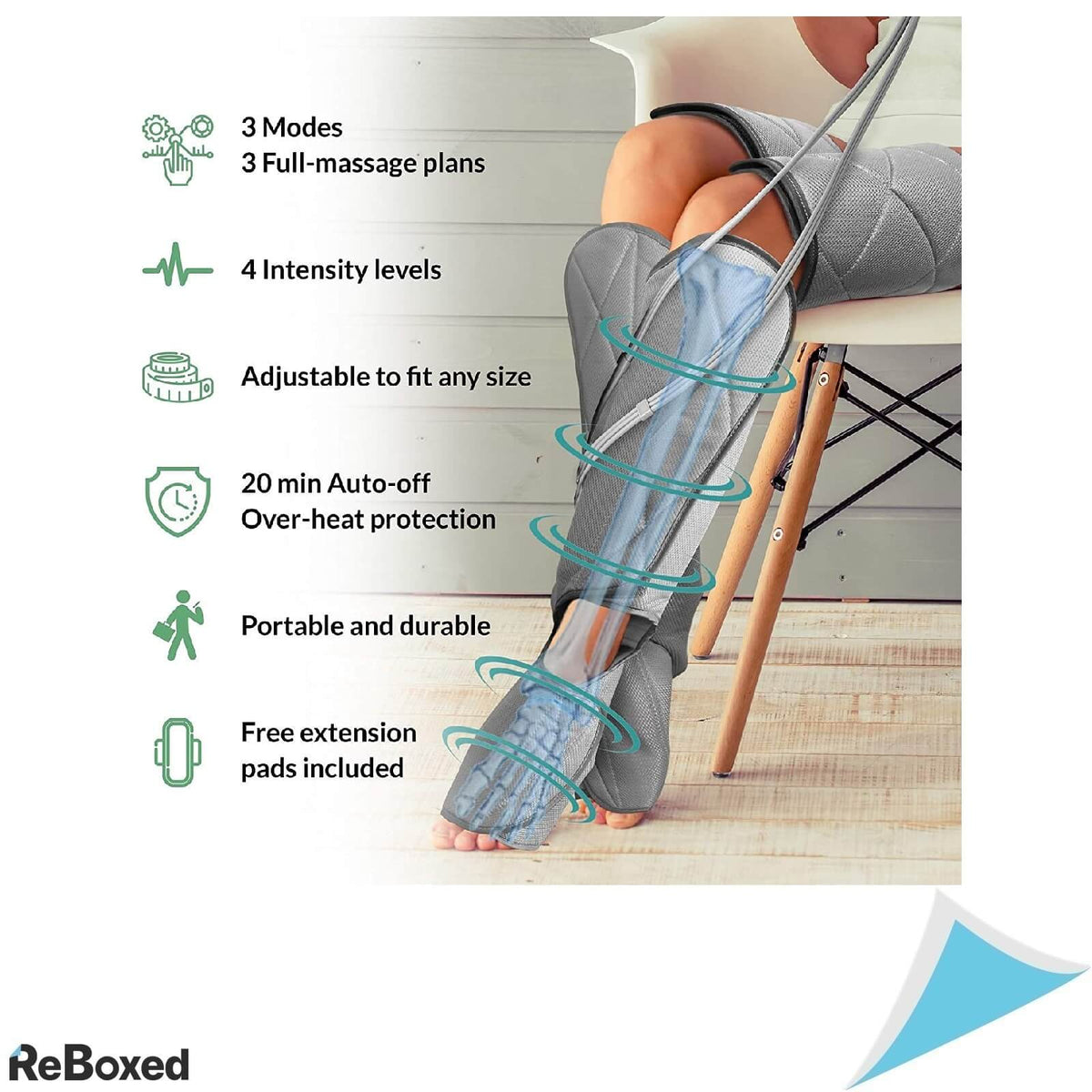 InvoSpa Aparat de Masaj Picioare si Gambe Compresie Aer