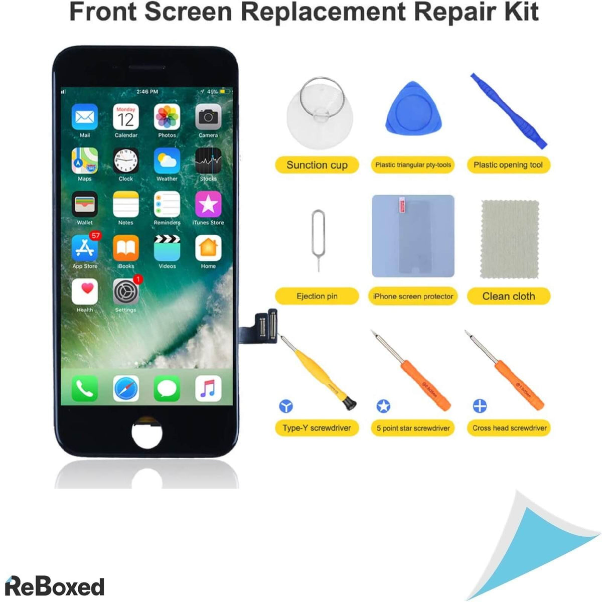 Bokman Telefon iPhone7 Ecran Touch si Panou Frontal