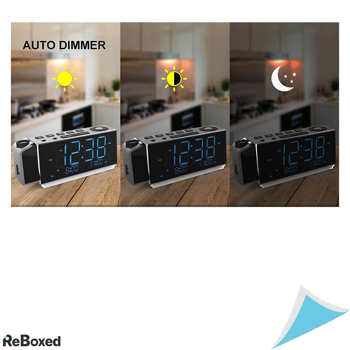 iTOMA CKS509 Ceas Digital cu Proiectie FM Dimmer Incarcare USB