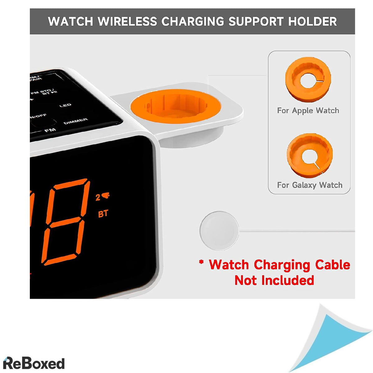 iToma CKS209 Ceas Digital Incarcare Wireless 15W Radio FM Alarma