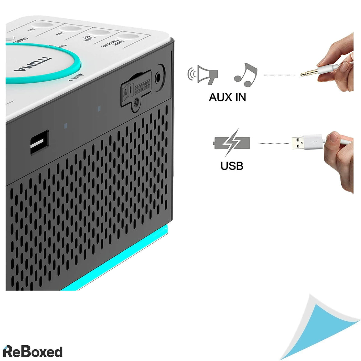 iToma CKS207 Ceas Digital Alarma Incarcare USB RadioFM Dimmer