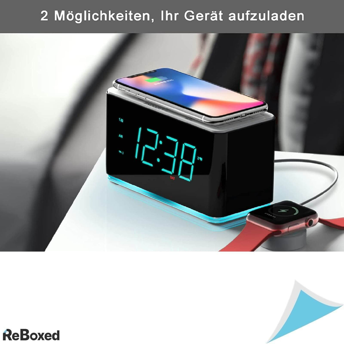 iToma CKS207 Ceas Digital Alarma Incarcare USB RadioFM Dimmer