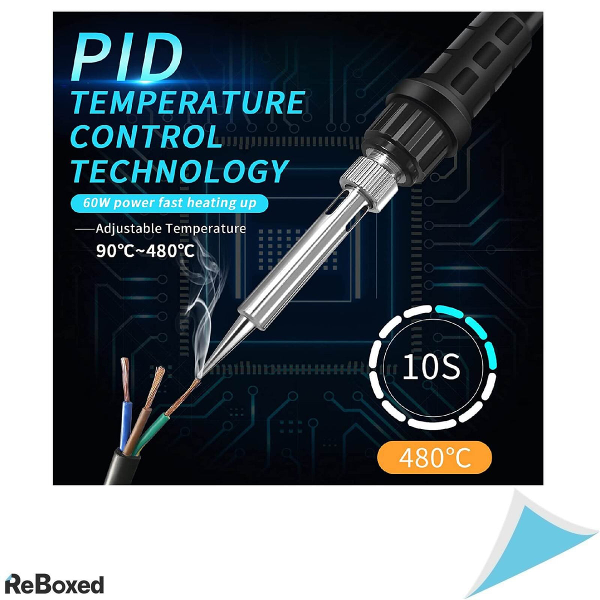 Statie de Lipit 60W 90-480 grade 5 Varfuri Cositor Accesorii