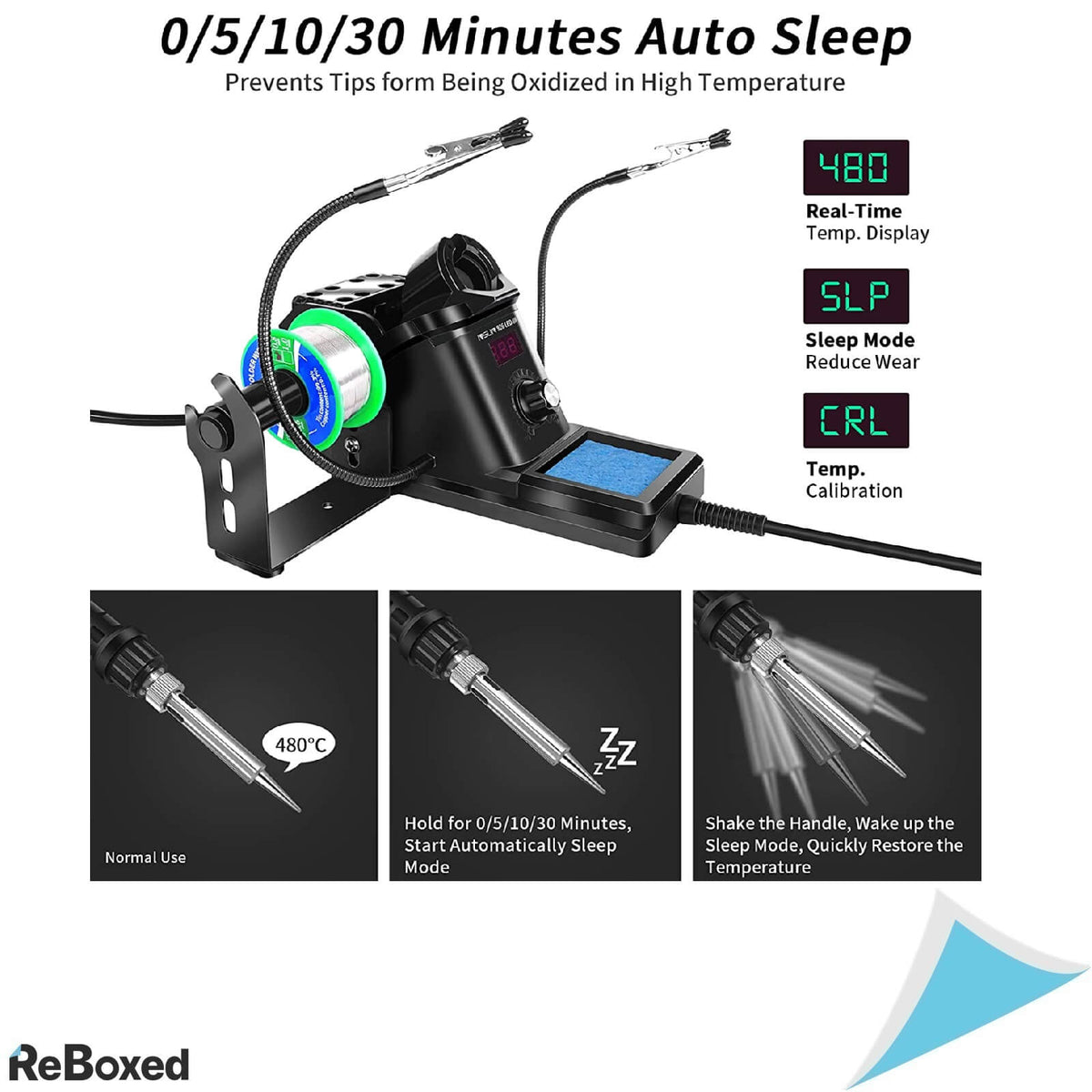 Statie de Lipit 60W 90-480 grade 5 Varfuri Cositor Accesorii