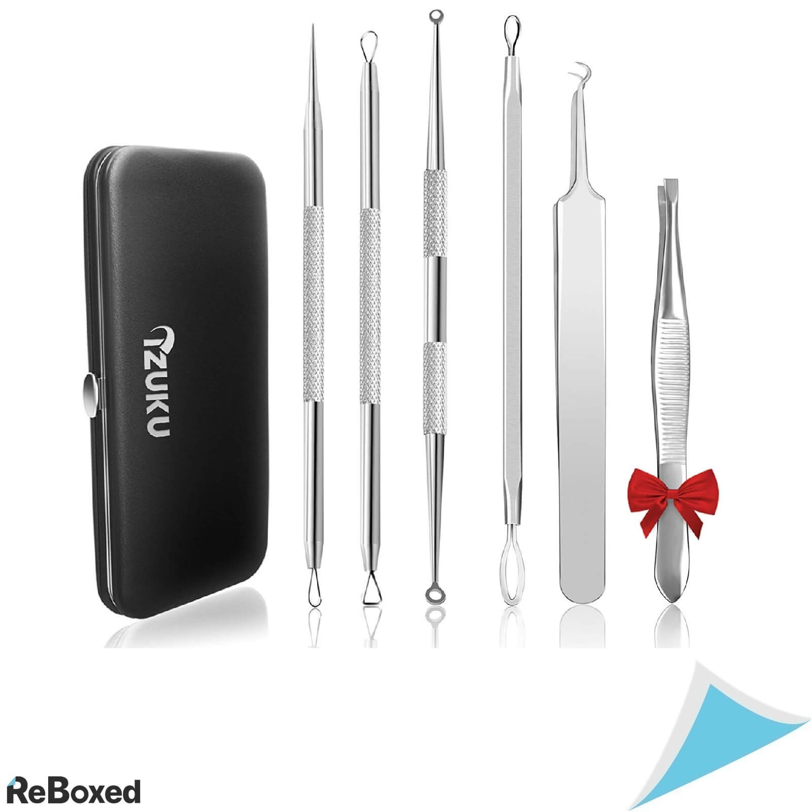 Izuku Trusa Extractie Puncte Negre 6 piese Otel Inoxidabil